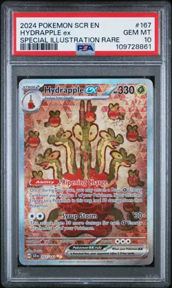 PSA 10 GEM MT Hydrapple ex Pokemon Stellar Crown Special Illustration Rare #167 - Image 1