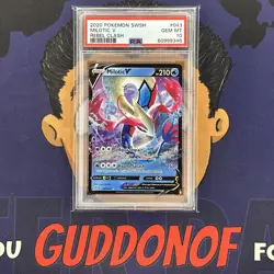 ??PSA 10 GEM MINT 2020 Pokemon Rebel Clash MILOTIC V #043 Ultra Rare Holo - Image 1