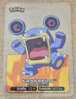 Krakeelo #052 LAMINCARD COLECCION POKEMON ADVANCED LAMINCARDS 2006 EDIBAS - Image 1
