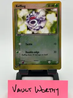 🍃 2003 Pokemon Ruby & Sapphire #54 Koffing Reverse Holo E-Reader 🍃 - Image 1