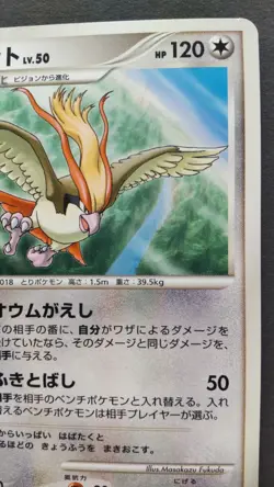 Pidgeot Pokemon Card Japanese Nintendo Game Rare DPBP#018 DP3 1st Edition F/S - Image 5