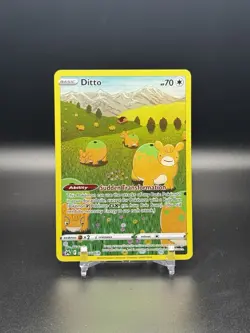 2023 POKEMON DITTO #GG22 CROWN ZENITH GALARIAN GALLERY FULL ART - NM - Image 1