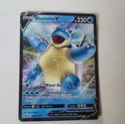 Blastoise V SWSH101 Black Star Promo Pokemon Sword & Shield Ultra Rare NM/M Card - Image 1