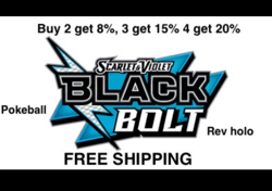 Pokemon BLACK BOLT Singles PICK YOUR CARD complete set reverse holo Free Ship - Image 1