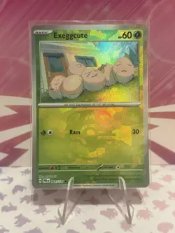 Pokemon TCG Exeggcute Masterball Reverse Holo Card Prismatic Evolutions 001/131 - Image 1
