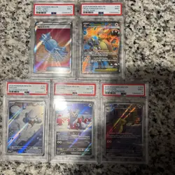 Lot of 4 PSA Graded Pokemon TCG Cards with Altaria Glaceon Scizor Groudon 7 8 9 - Image 1