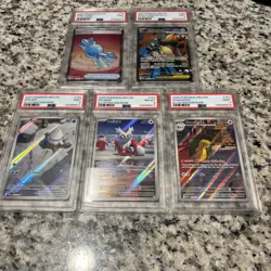 Lot of 4 PSA Graded Pokemon TCG Cards with Altaria Glaceon Scizor Groudon 7 8 9 - Image 2