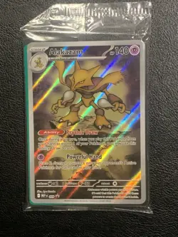 Alakazam Pokemon Mega Evolutions Black Star Promo 009 SEALED - Image 1