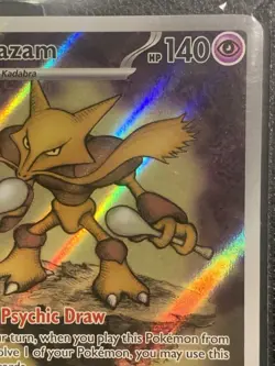 Alakazam Pokemon Mega Evolutions Black Star Promo 009 SEALED - Image 3