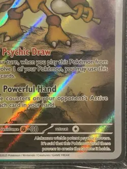 Alakazam Pokemon Mega Evolutions Black Star Promo 009 SEALED - Image 4