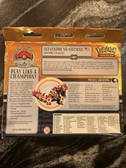 Pokemon 2015 World Championship deck ALETANDRO NG-GUZMAN PRIMAL GROUDON - Image 2