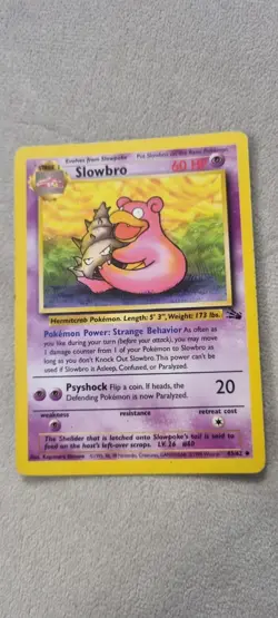 Slowbro - Pokemon TCG - MP - Uncommon - Fossil Set 43/62 - Image 1