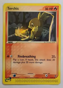 Pokemon TORCHIC 77/97 EX Dragon - Played ?? - Image 2