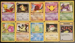 2000 Team Rocket 1st Edition Pokemon Cards - Lot of 10 - LP - Image 1