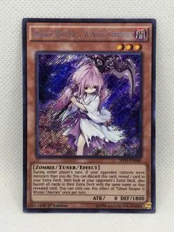Yugioh! Ghost Reaper & Winter Cherries - MP17-EN022 - Secret Rare - 1st Ed - NM - Image 1