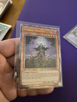 Zombie Master Quarter Century Secret Rare RA03-EN185 Yugioh - Image 2