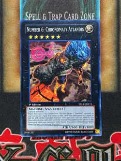 Yugioh Number 6: Chronomaly Atlantis YS13-ENV11 Common 1st Ed NM - Image 1