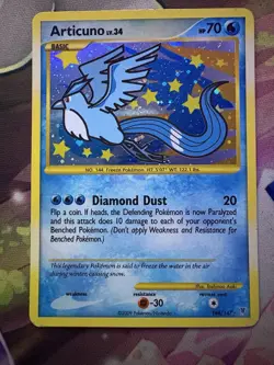 Articuno Holo Swirl 148/147 Supreme Victors 2009 Secret Rare Pokemon Card TCG - Image 1