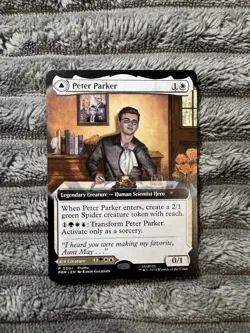 The Amazing SpiderMan Peter Parker NYCC 2025 EXCL Magic The Gathering Promo Card - Image 3
