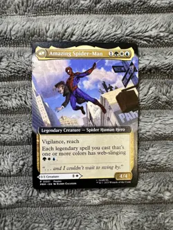 The Amazing SpiderMan Peter Parker NYCC 2025 EXCL Magic The Gathering Promo Card - Image 4