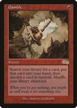 Gamble (Retro Frame) - NM MTG Dominaria Remastered - Image 1