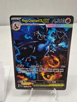 Mega Charizard X EX SIR 125/094 Phantasmal Flames English Pokemon Card TCG - Image 1