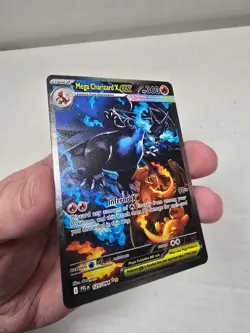 Mega Charizard X EX SIR 125/094 Phantasmal Flames English Pokemon Card TCG - Image 3