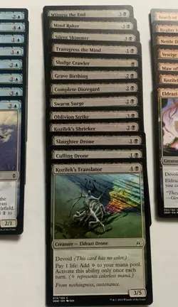 Lot of 38 Unique Tribal Eldrazi & Devoid Cards - Commons - MTG - OGW & BFZ - Image 4