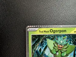 CRIMP ERROR Teal Mask Ogerpon MINT 024/167 EB Games Pokemon Card Cosmos Holo - Image 3