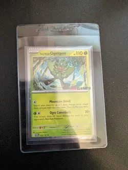 CRIMP ERROR Teal Mask Ogerpon MINT 024/167 EB Games Pokemon Card Cosmos Holo - Image 5