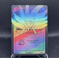 1st Edition Pokederp 2 Breakout Kurama Holo - Ninetales 4/8 Custom Derpy Card - Image 1