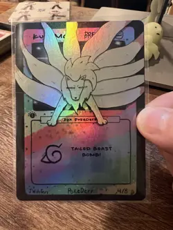 1st Edition Pokederp 2 Breakout Kurama Holo - Ninetales 4/8 Custom Derpy Card - Image 2