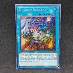Zoodiac Barrage RA04-EN091 1st Edition Secret Rare NM Near Mint Yu-Gi-Oh! Card - Image 1
