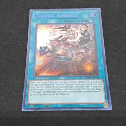 Zoodiac Barrage RA04-EN091 1st Edition Secret Rare NM Near Mint Yu-Gi-Oh! Card - Image 3