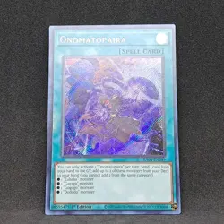 Onomatopaira RA04-EN089 1st Edition Secret Rare NM Near Mint Yu-Gi-Oh! Card - Image 2