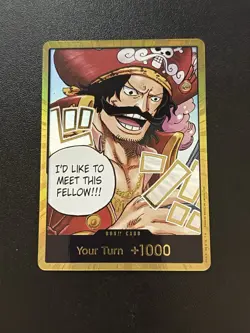 One Piece Gol.D.Roger GOLD DON!! Card (OP-13) English - Image 1