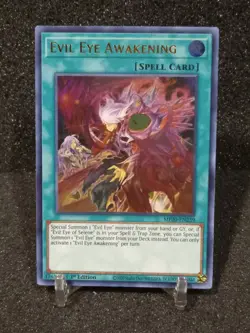 Evil Eye Awakening Holo Foil Yugioh Trading Card - Collectible TCG - Image 1