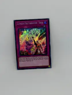 Yugioh Card Ultimate Fire Formation - Sinto FIGA-EN021 SECRET RARE 1st Ed. - Image 1
