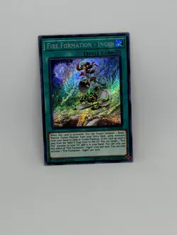Yugioh Card Fire Formation - Ingen FIGA-EN020 SECRET RARE 1st Ed. - Image 1