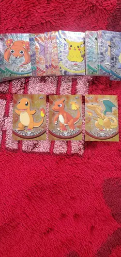 POKEMON Complete core Card Set 1-78 2000 Topps CHROME CHARIZARD extra nice! - Image 1