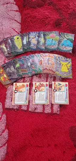 POKEMON Complete core Card Set 1-78 2000 Topps CHROME CHARIZARD extra nice! - Image 2