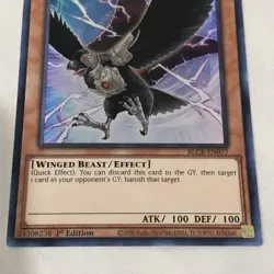 Yugioh D.D. Crow Ultra Rare 1st Edition Holo Foil Card BLCR-EN077 Near Mint - Image 4