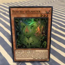 Yugioh Bururu @Ignister Ultra Rare 1st Edition Holo Card MAMA-EN001 Near Mint - Image 1