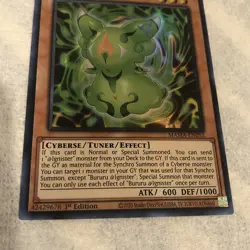 Yugioh Bururu @Ignister Ultra Rare 1st Edition Holo Card MAMA-EN001 Near Mint - Image 4