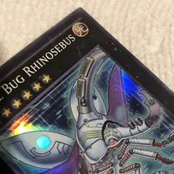 Yugioh Digital Bug Rhinosebus Super Rare Holo Card SHVI-EN056 TCG Konami NM - Image 5