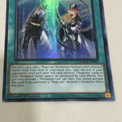Yugioh Pendulum Call Ultra Rare 1st Edition Holo Foil Card MAMA-EN085 Near Mint - Image 4