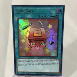 Yugioh Tool Box Ultra Rare 1st Edition Holo Foil Card BLCR-EN021 Spell Near Mint - Image 1
