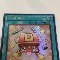 Yugioh Tool Box Ultra Rare 1st Edition Holo Foil Card BLCR-EN021 Spell Near Mint - Image 3