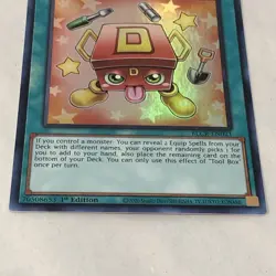 Yugioh Tool Box Ultra Rare 1st Edition Holo Foil Card BLCR-EN021 Spell Near Mint - Image 4