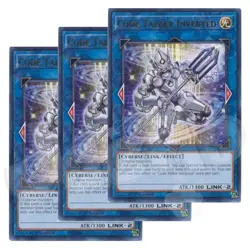 Yugioh - Code Talker Inverted x 3 - 1st Edition Rare LP - Plus Free Holo Card - Image 1